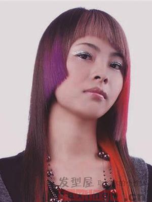 沙宣头长发发型图片 不规则发型_漂亮女人街