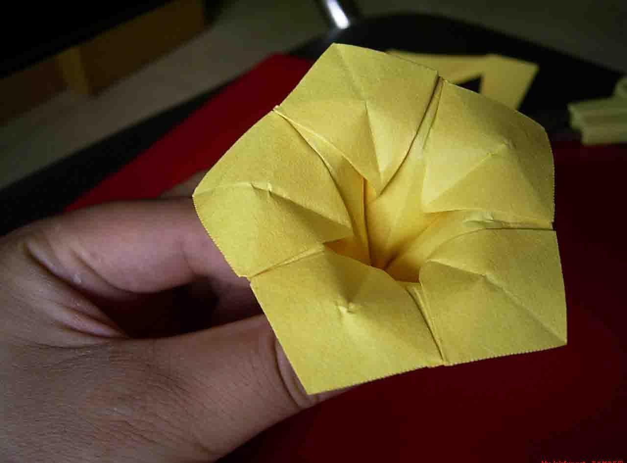 儿童简单折纸教程 幼儿简易折纸花牵牛花儿的手工折纸方法 儿童简单折纸教程 幼儿简易折纸花牵牛花儿的手工折纸方法