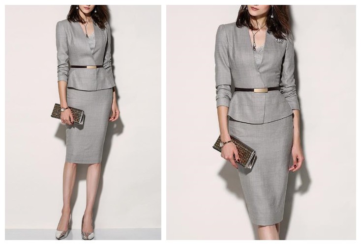 高级办公室的女性该怎么穿衣 西装套装裙不可少